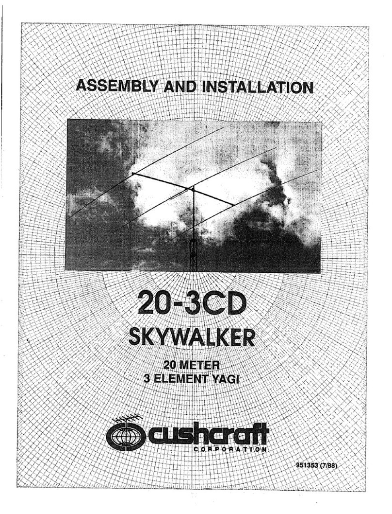 CUSHCRAFT 20-3CD Skywalker Assembly and installation