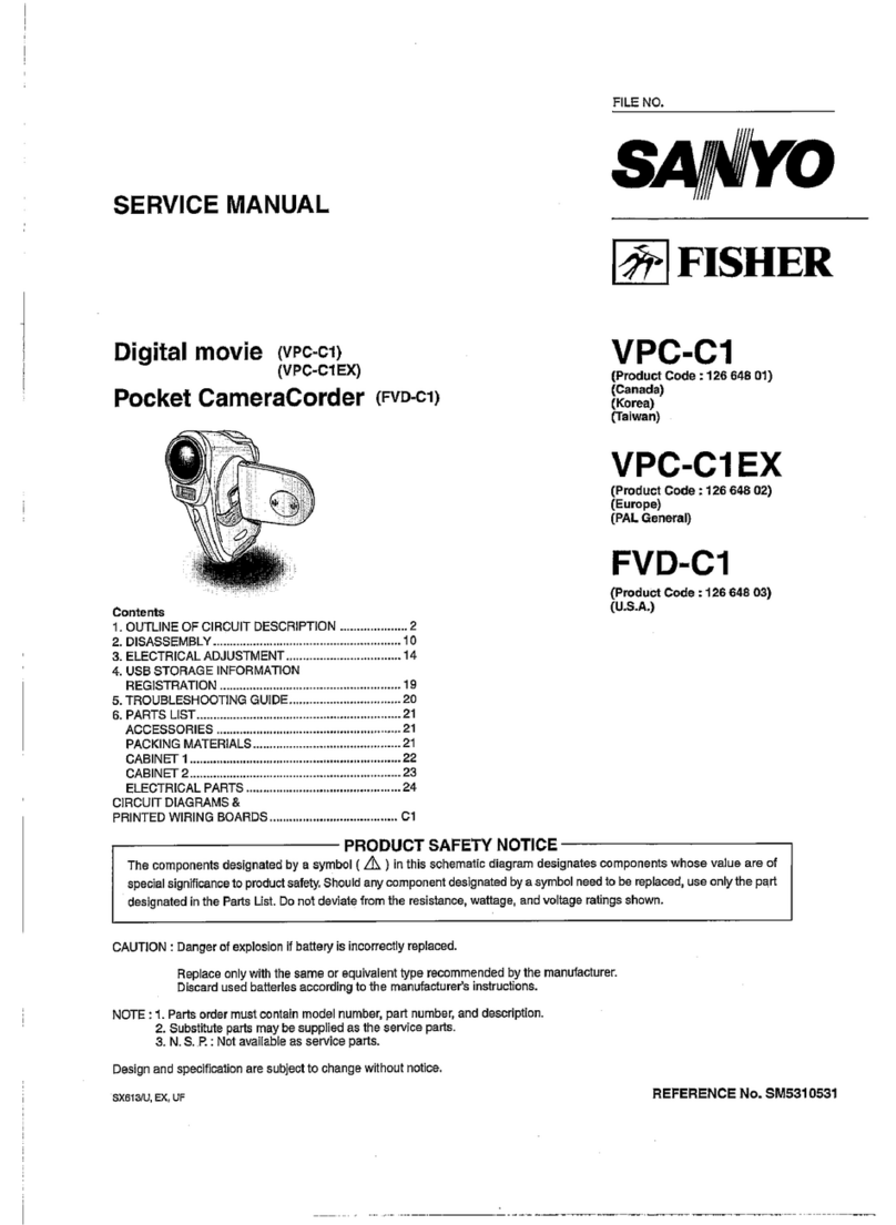 Sanyo Xacti VPC-C1 User manual