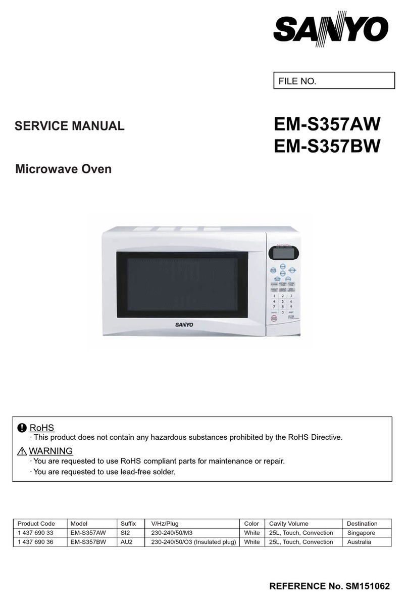 Sanyo EM-S357BW Service manual