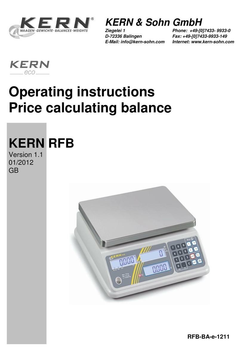 KERN RFB operating instructions