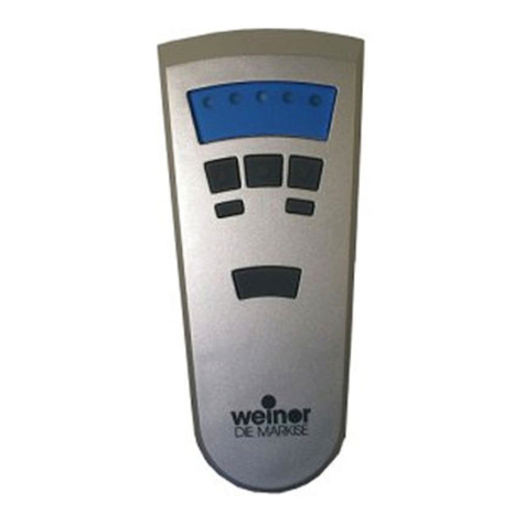 weinor WeiTronic Remoto 1M operating instructions