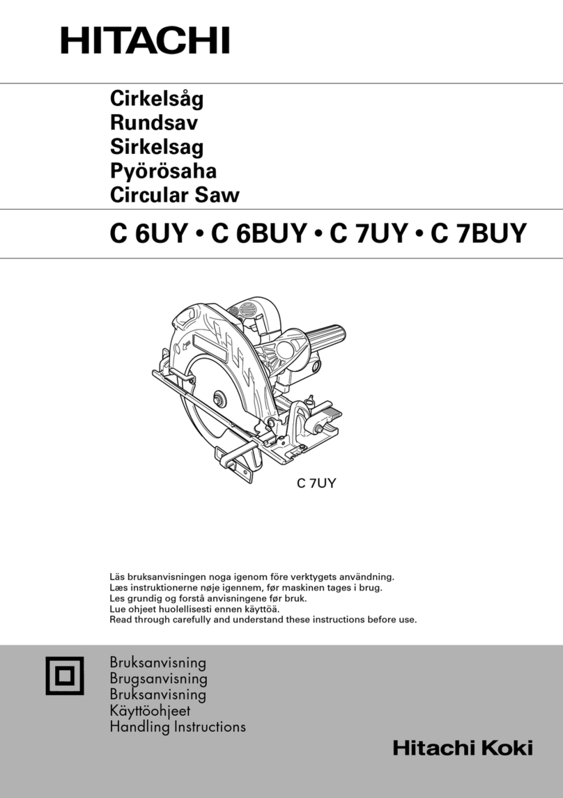 Hitachi C 6UY User manual