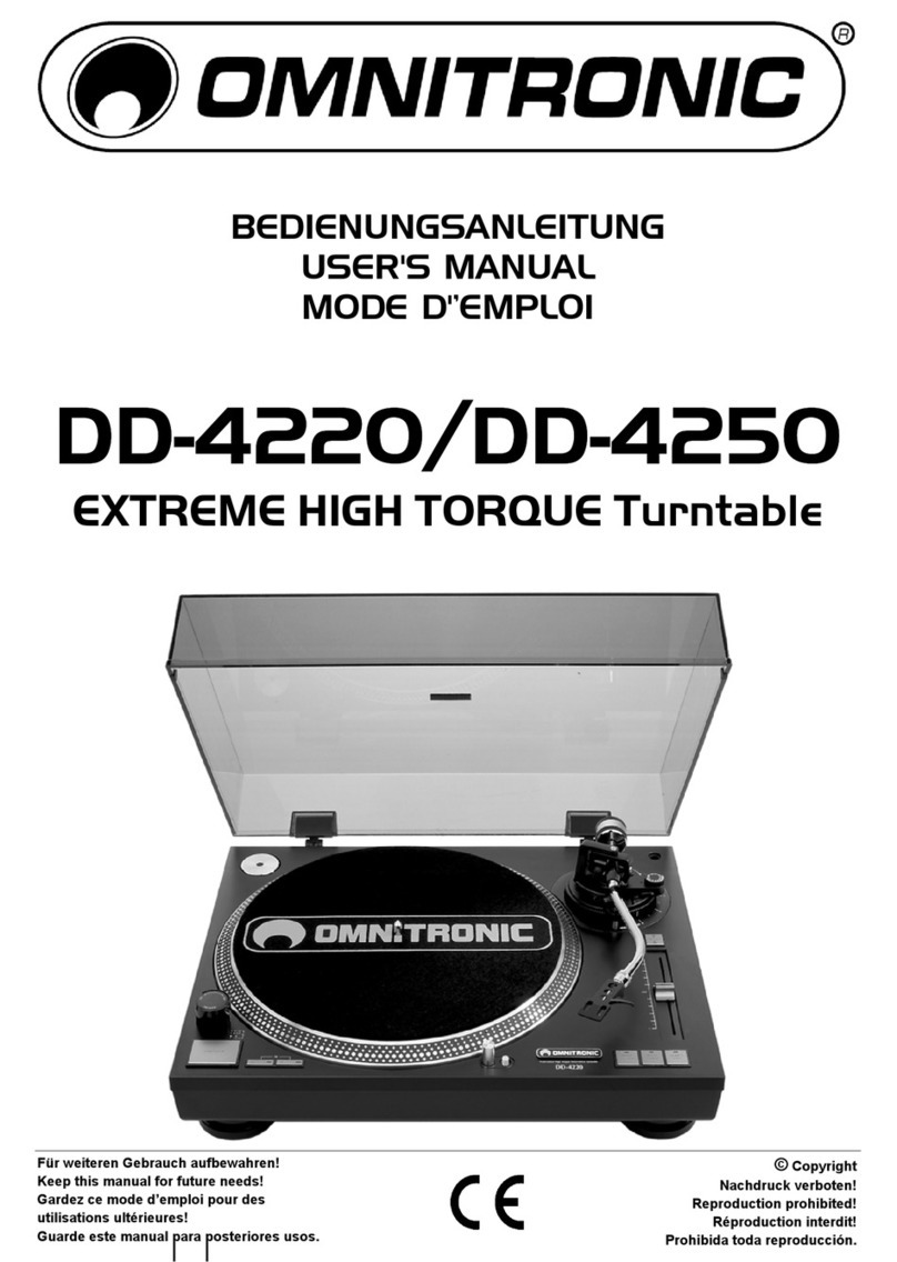 Omnitronic DD-4220 User manual