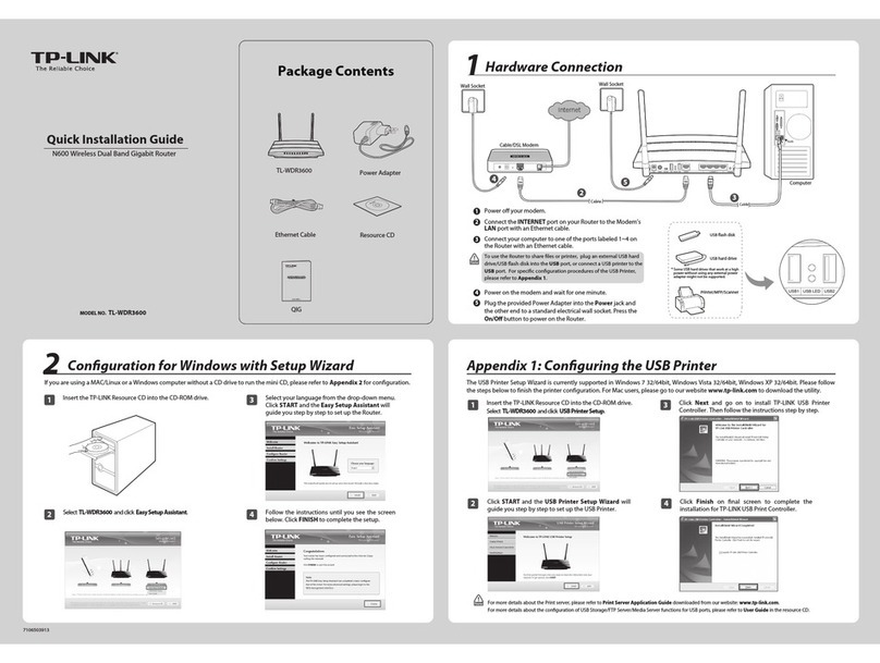 TP-Link TL-WDR3600 User manual