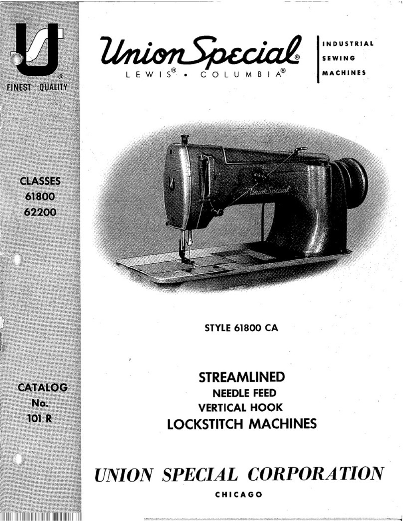UnionSpecial 61800C Parts list manual
