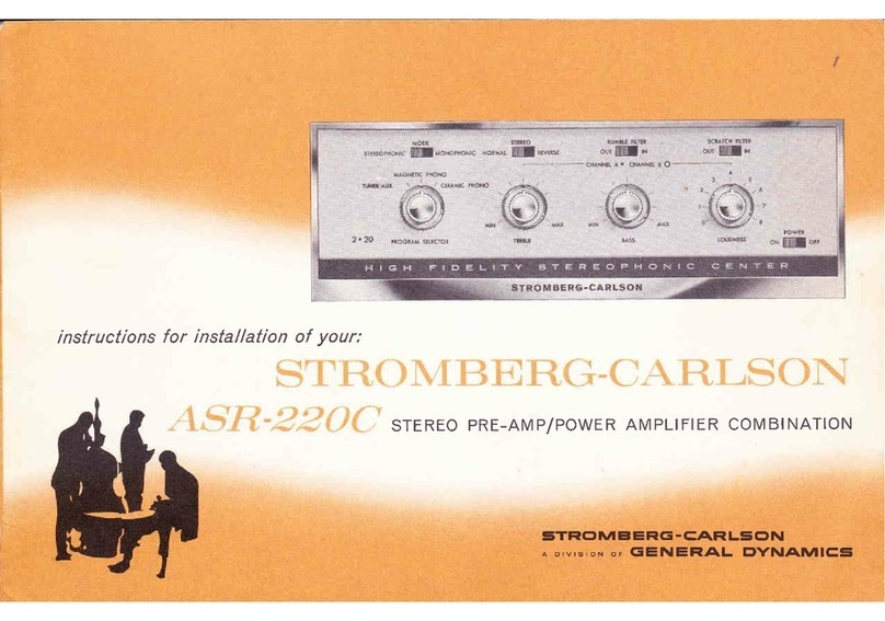 Stromberg-Carlson ASR-220C Instructions for installation