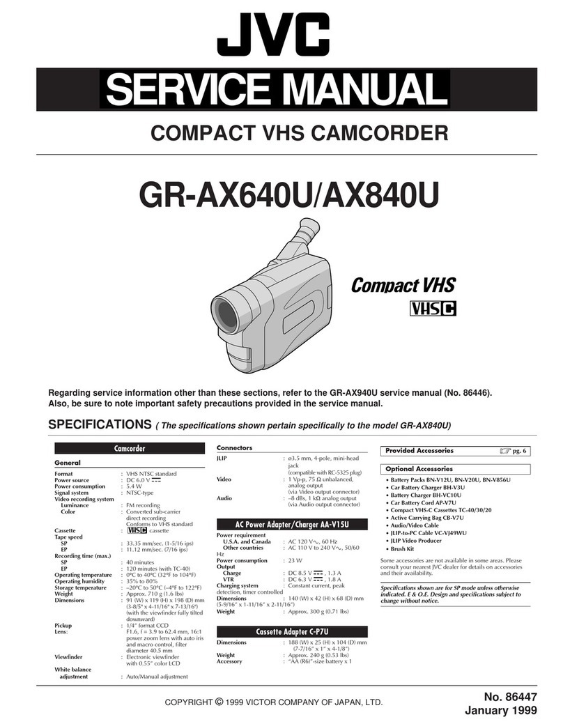 JVC GR-AX640U User manual