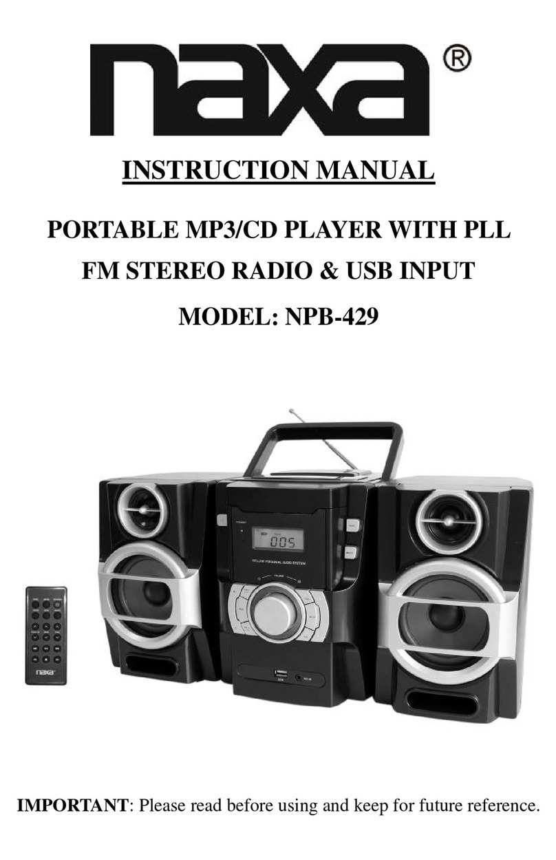 Naxa NPB-429 User manual