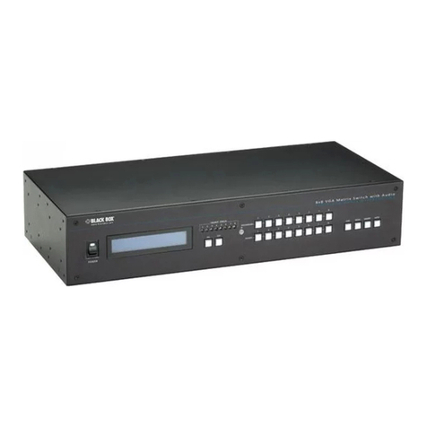 Black Box AVSW-VGA8X8-B manual