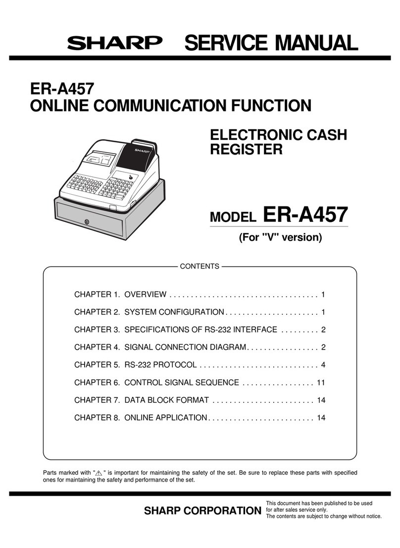 Sharp ER-A457 User manual