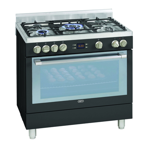 Defy Stove  Gas/Electric S DGS162 user manual
