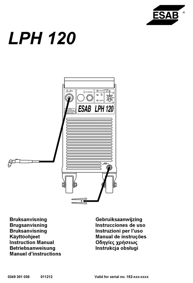ESAB LPH 120 instruction manual
