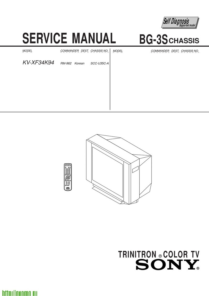 Sony KV-XF34K94 Service manual