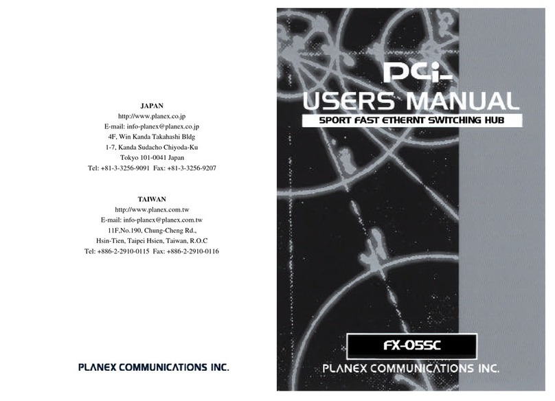 PCI FX-05SC User manual
