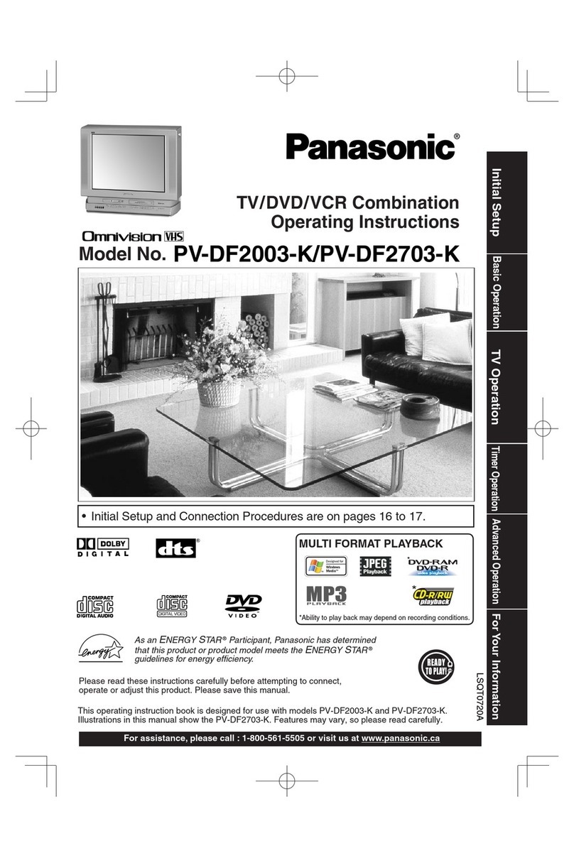 Panasonic PV-DF2003-K User manual