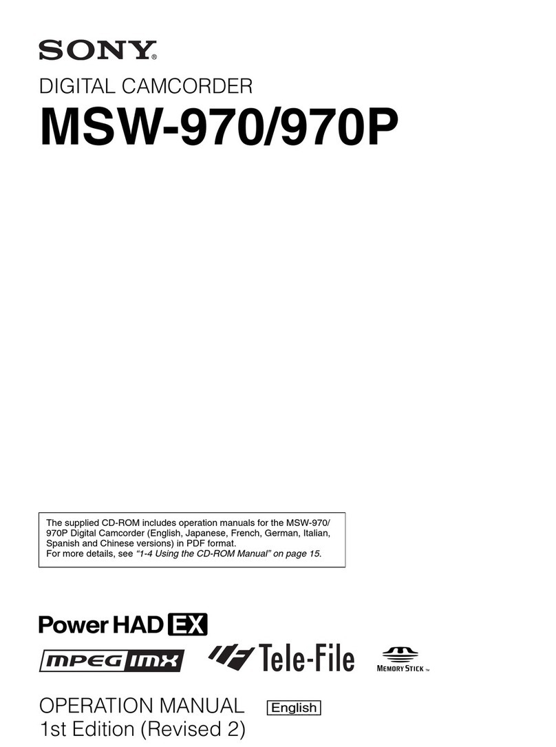 Sony MSW-970 User manual