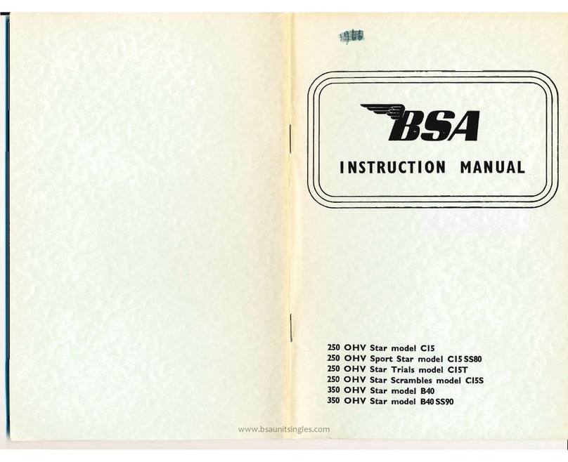 BSA C15 User manual