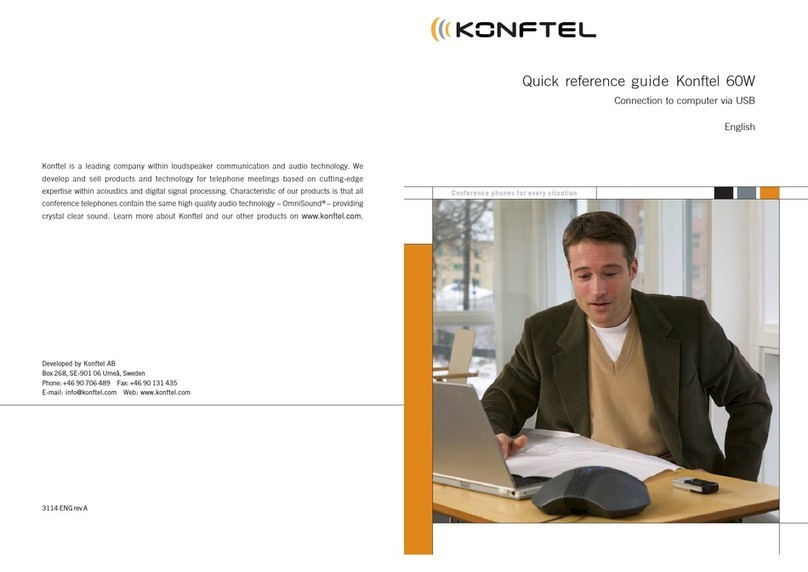 Konftel 60W User manual