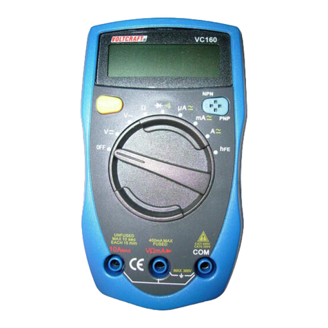 VOLTCRAFT VC-160 User manual