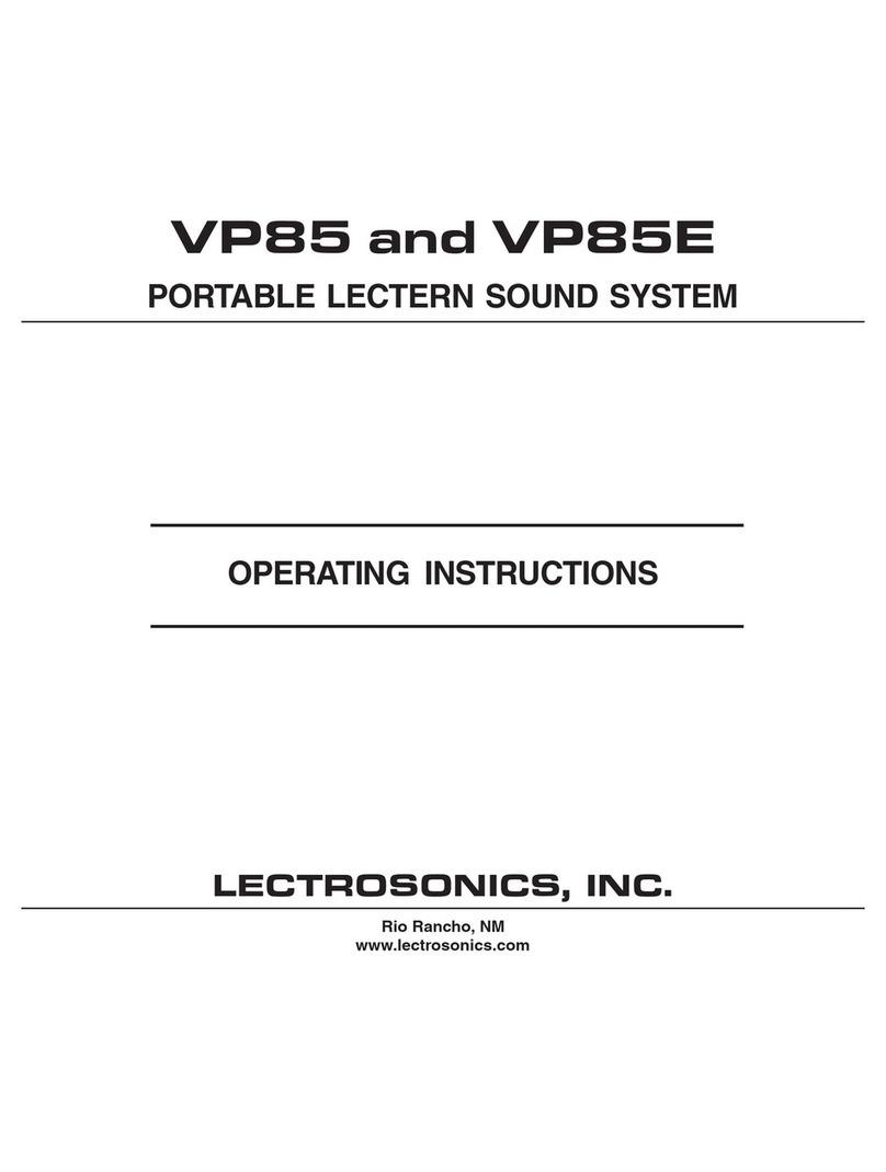 Lectrosonics VP85 User manual