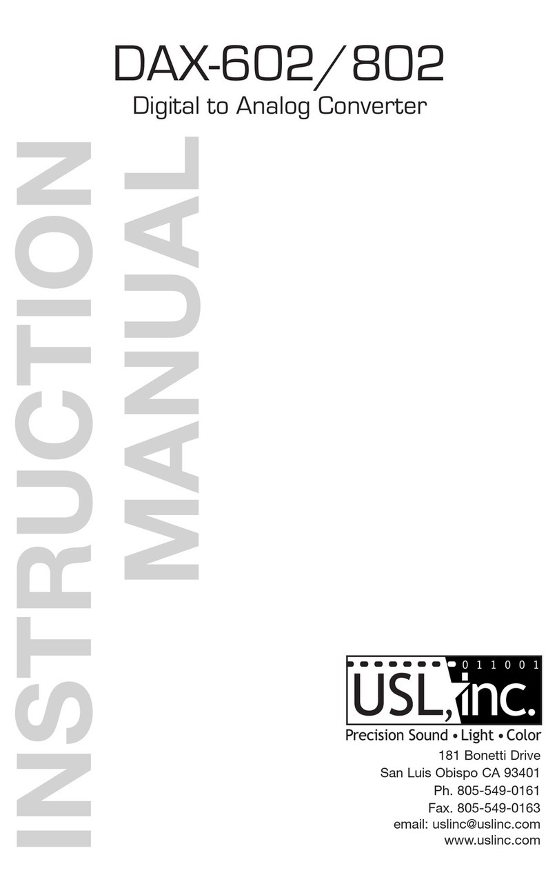 Usl DAX-602 instruction manual