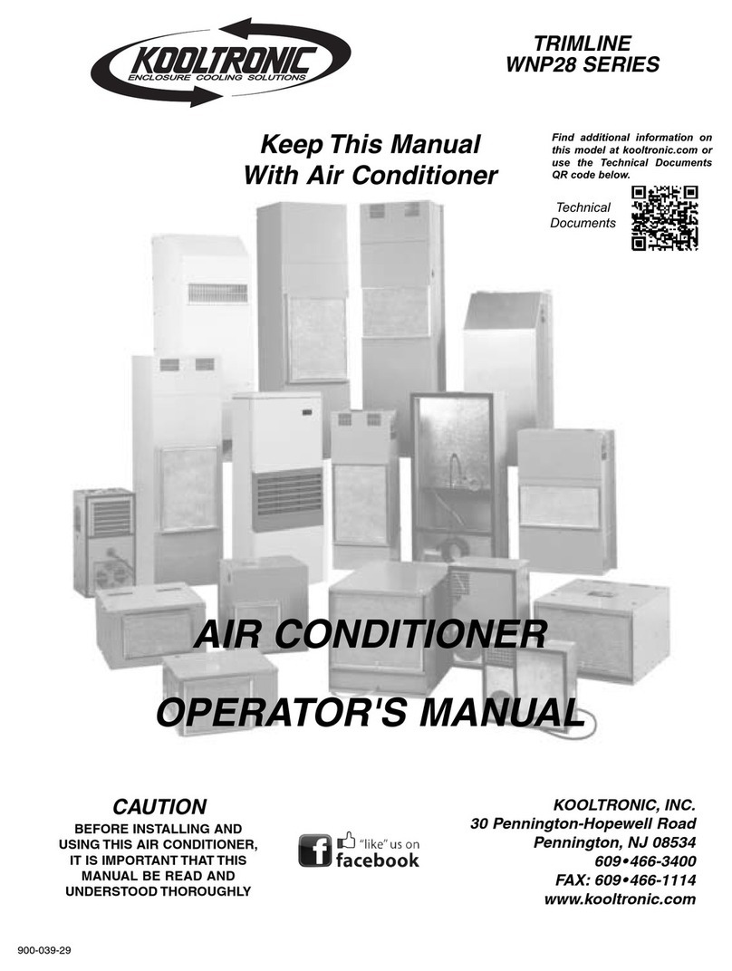 Kooltronic KA4C2WNP28 User manual
