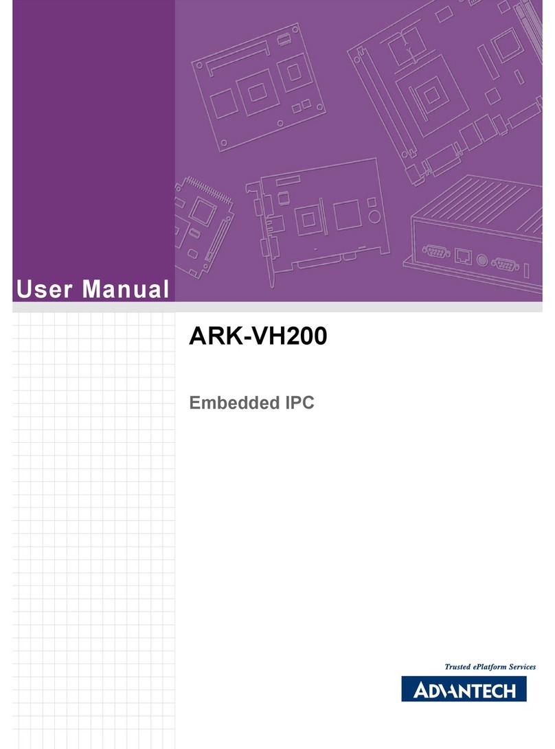 Advantech ARK-VH200 User manual