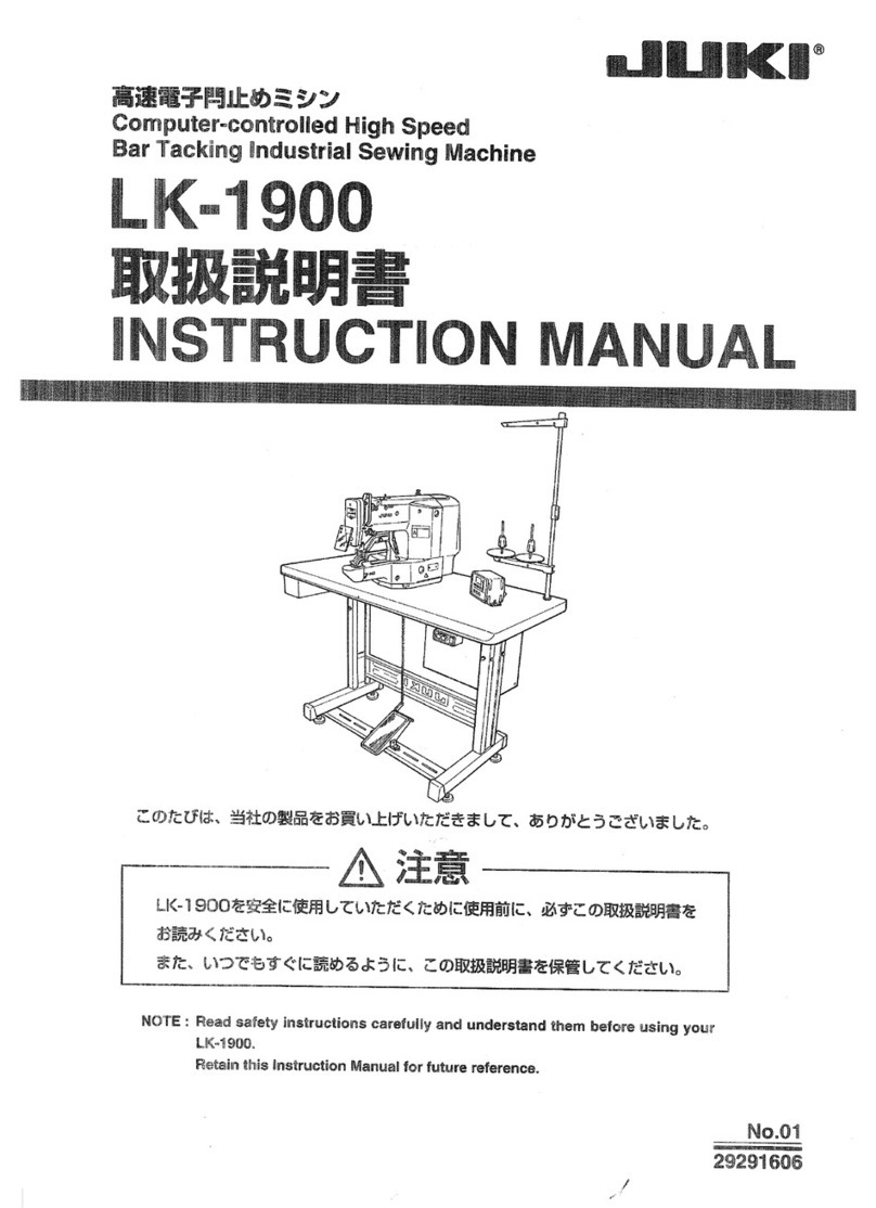 JUKI LK-1900 User manual JUKI LK-1900 User manual