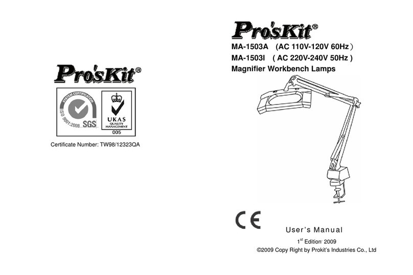 Pro's Kit MA-1503A user manual