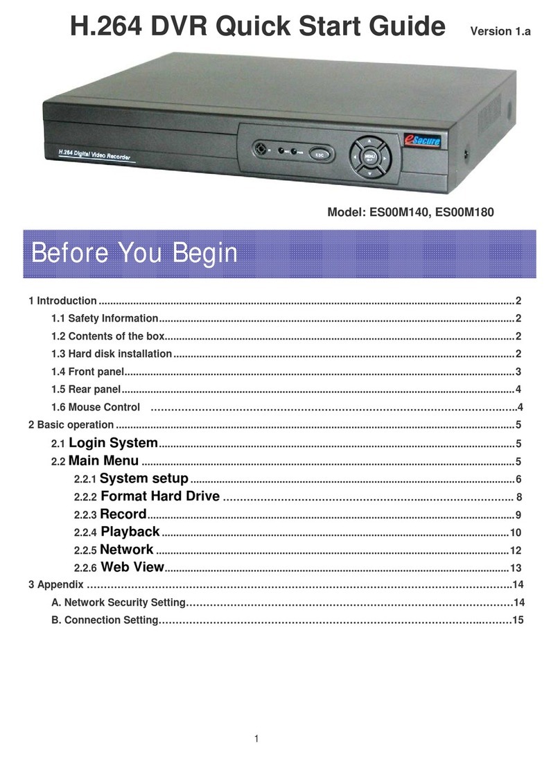 eSecure ES00M140 quick start guide