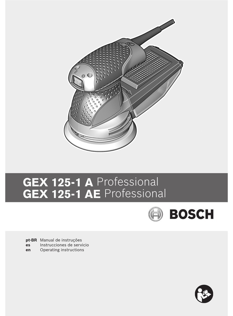 Bosch GEX 125-1 A Professional User manual