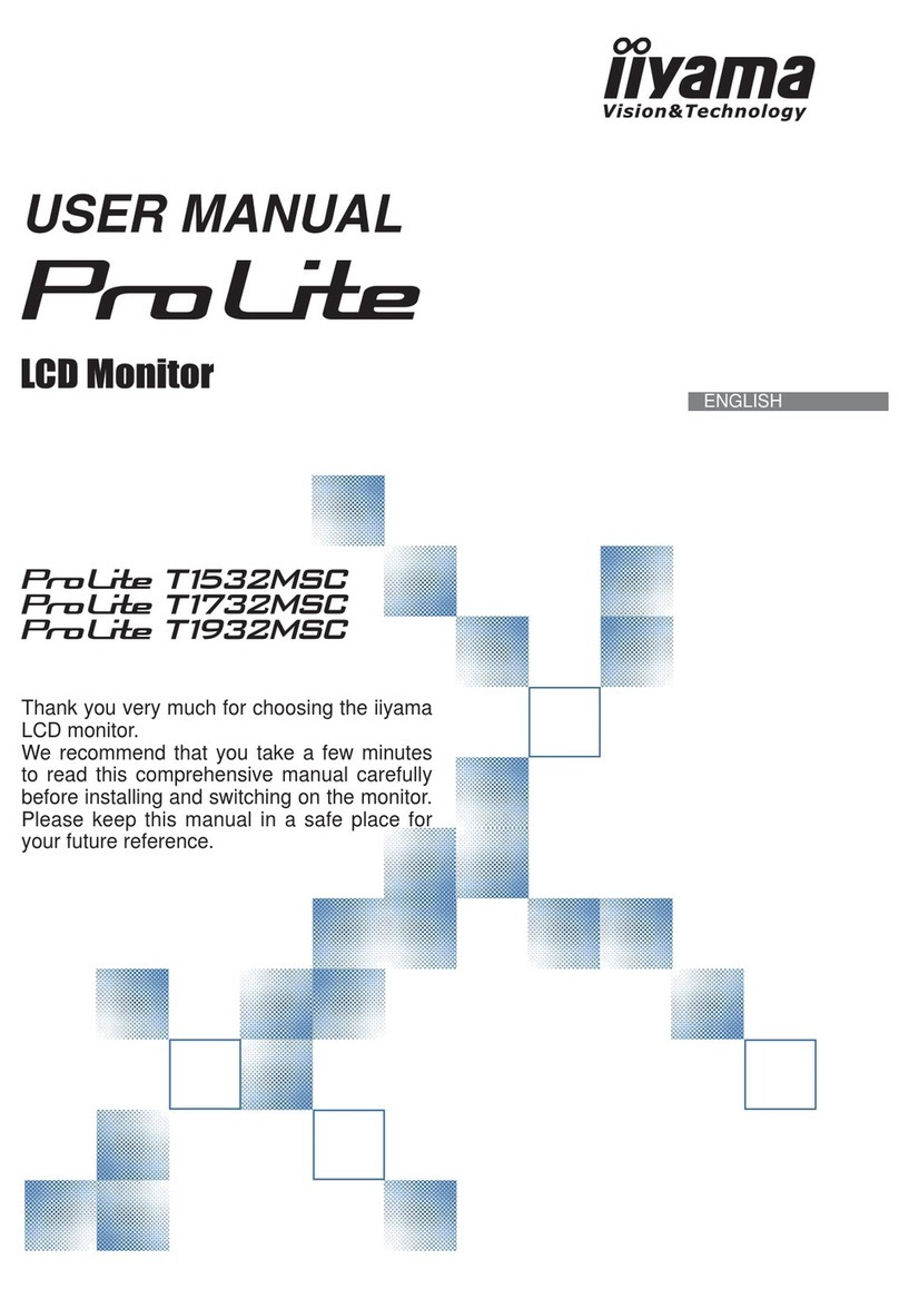 Iiyama ProLite T1532MSC User manual