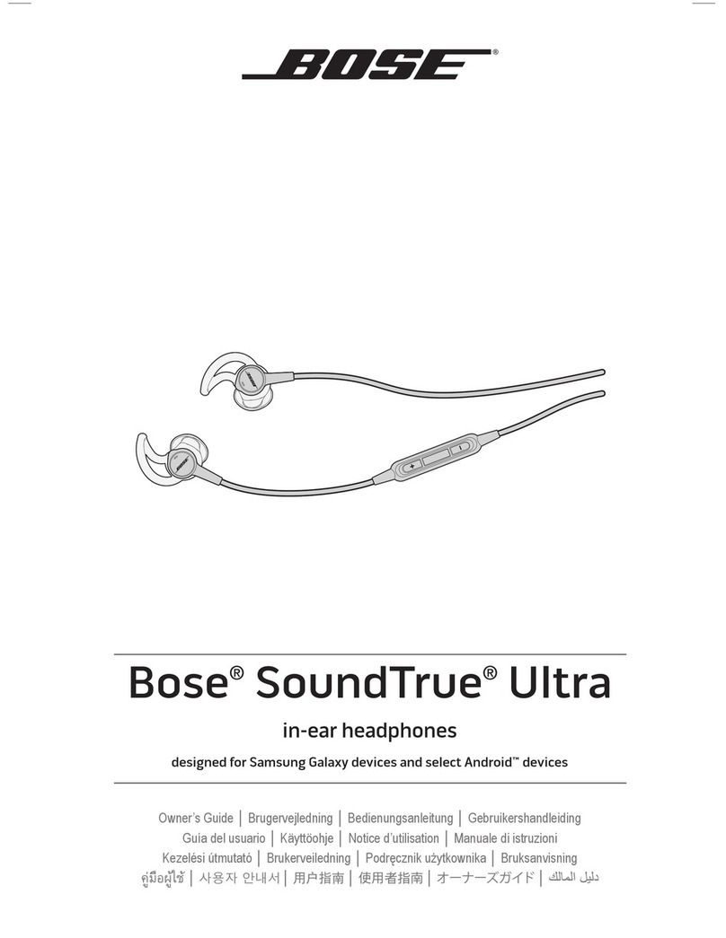 Bose SoundTrue Ultra User manual