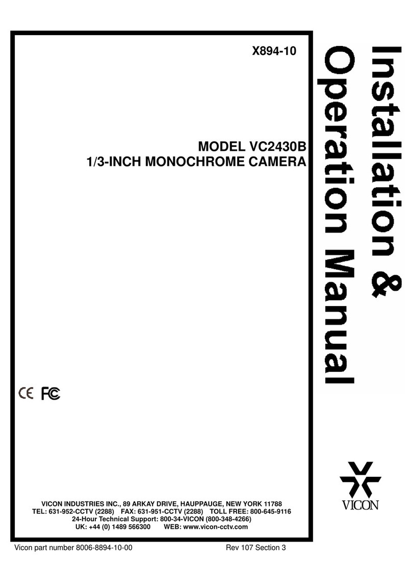 Vicon VC2430B User manual Vicon VC2430B User manual