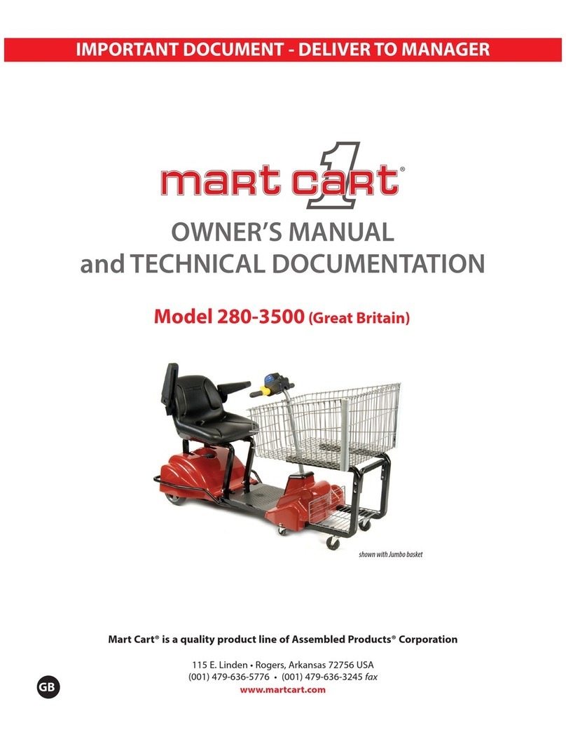 mart cart 1 280-3500 Owner's manual and technical documentation