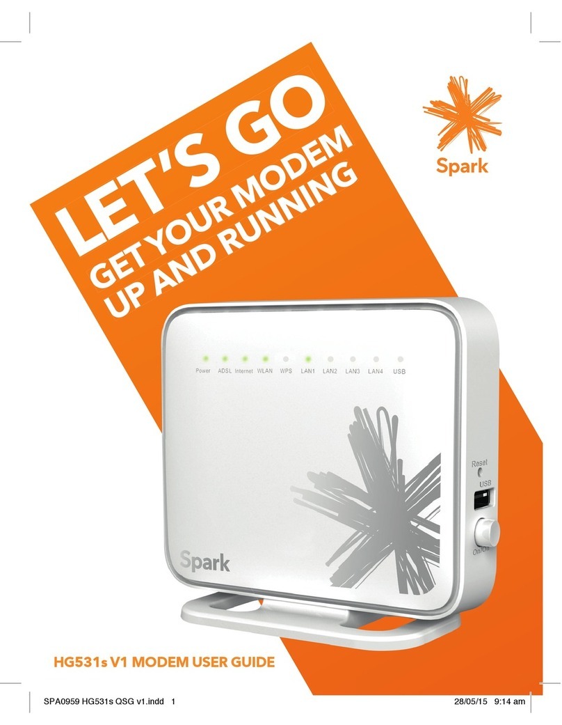 Spark HG531s V1 User manual