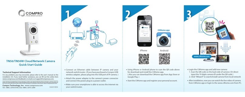 COMPRO TN50 quick start guide