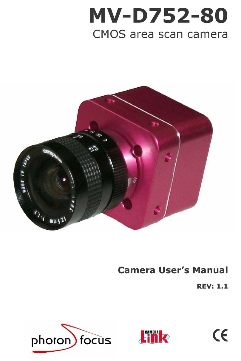 Photon Focus MV-D752-80 user manual