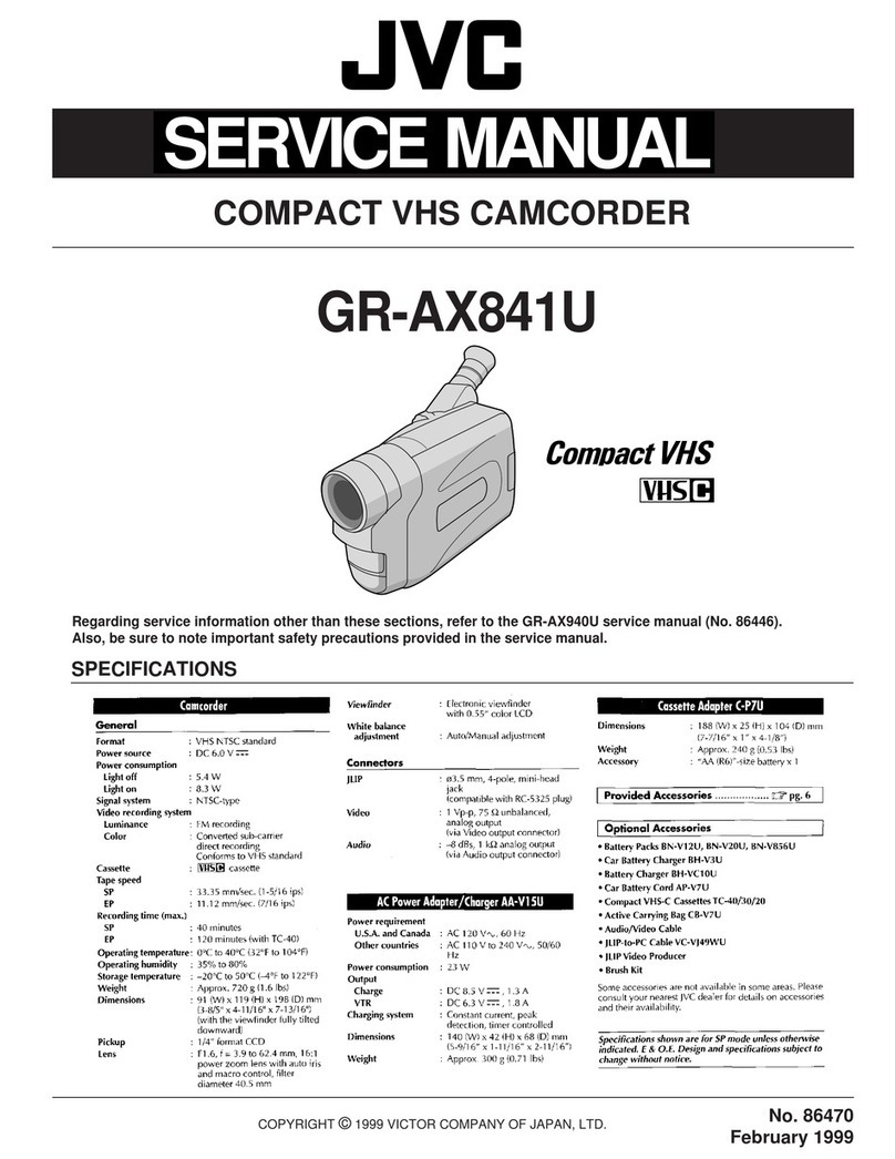 JVC GR-AX841U User manual