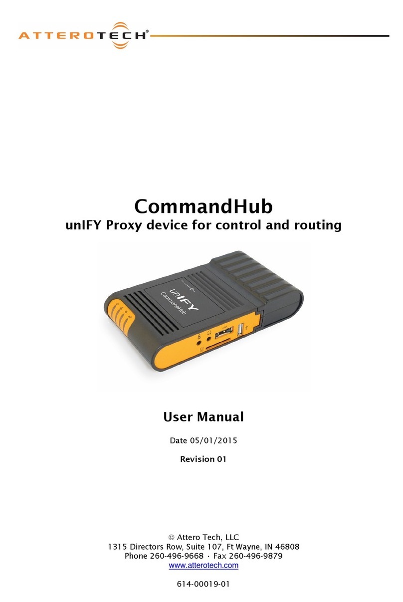 Attero Tech CommandHub User manual