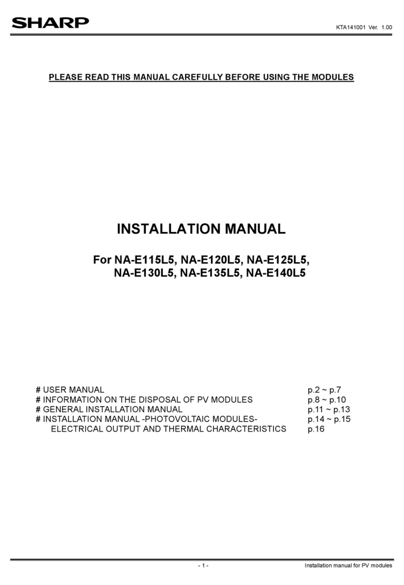 Sharp NA-E115L5 User manual