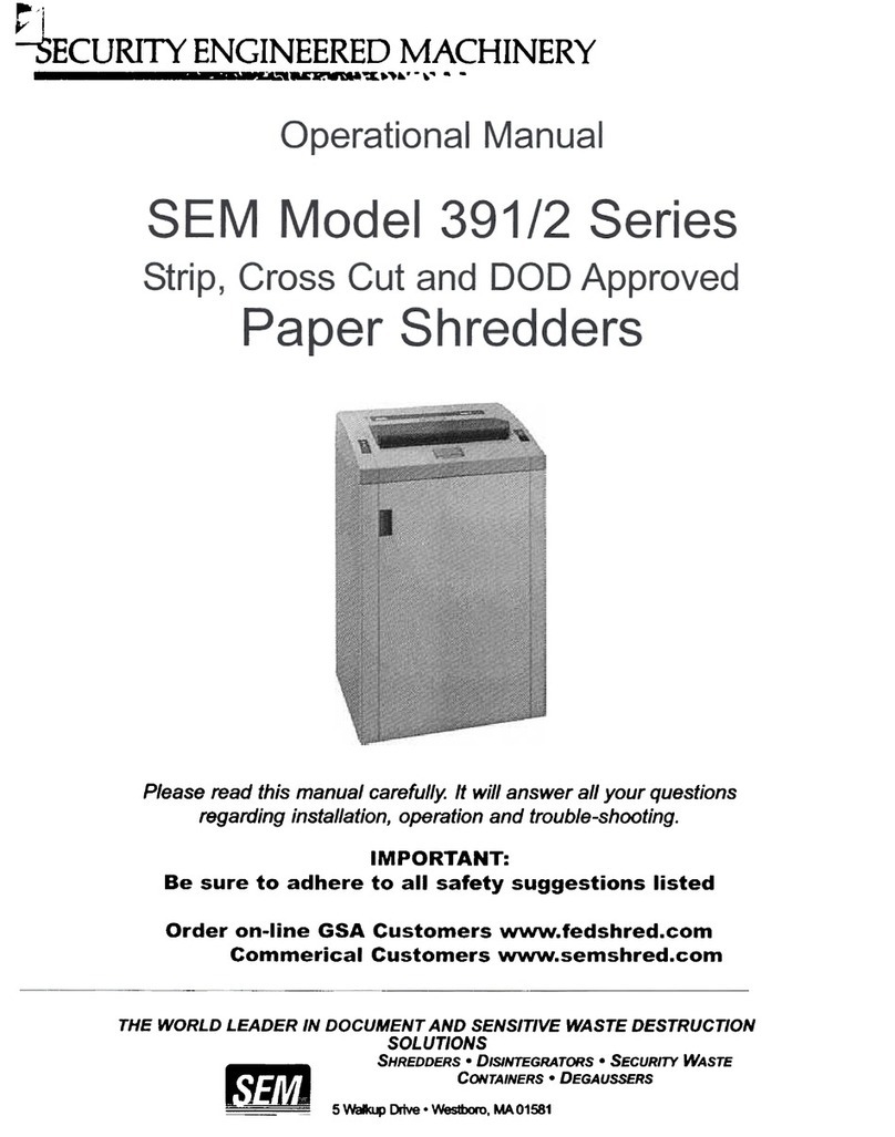 SEM 391 Series User manual