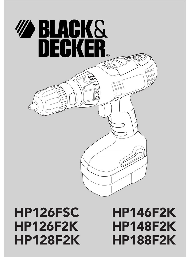 Black & Decker HP148F2K Original instructions