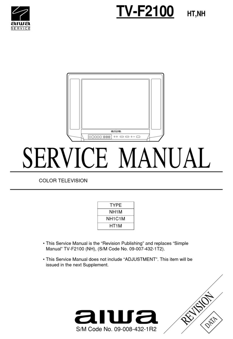 Aiwa TV-F2100 User manual