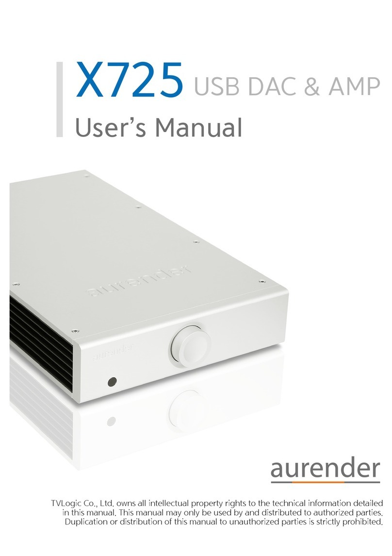 Aurender X725 User manual