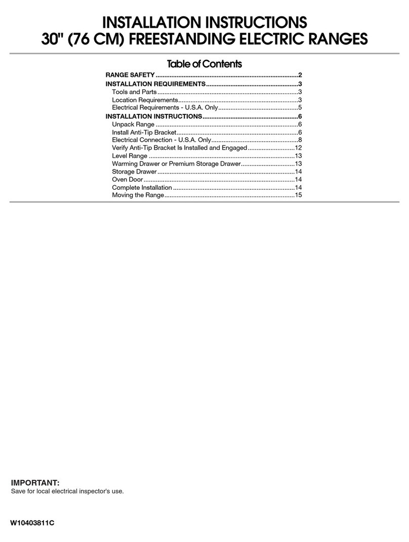 Whirlpool WFC340S0AB installation instructions