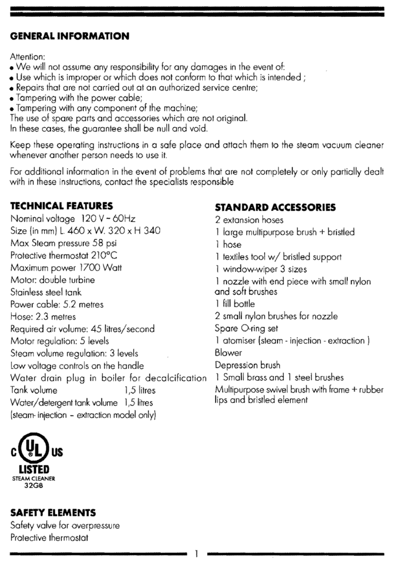 Vapor Clean Gaia user manual