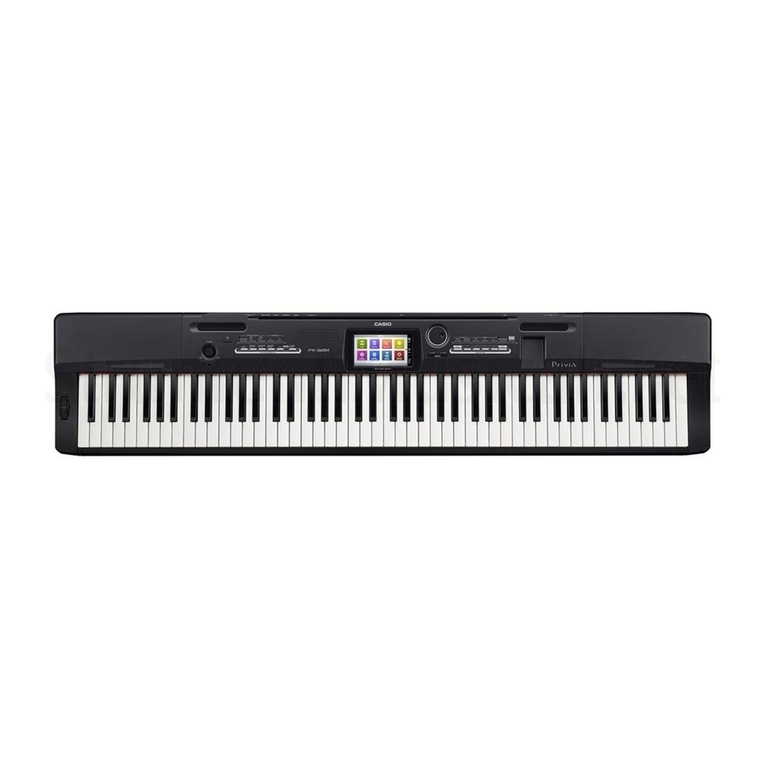 Casio Privia PX-350M user manual