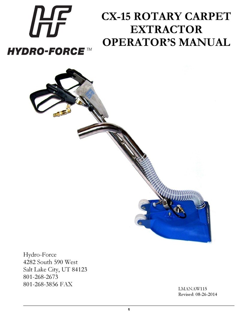 Hydro-Force CX-15 Operator's manual