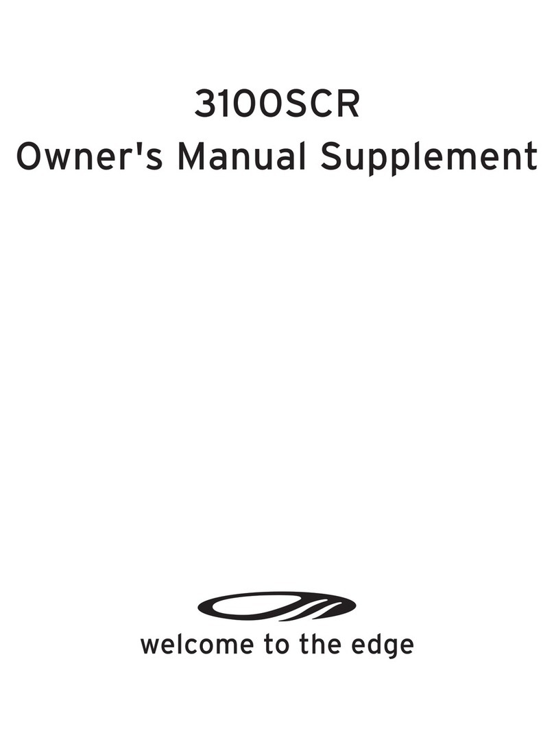 Maxum 3100 SCR User manual